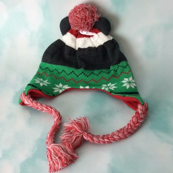 Ugly Sweater Christmas Cat In Glasses Holiday Cap - Picture 2 of 2